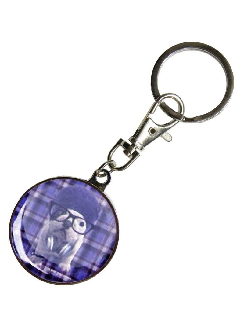 Porte-clefs Téo Groovy Violet - Kiabi