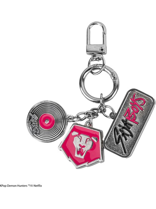 Porte-clés à charms Saja Boys - KPop Demon Hunters - Kiabi Porte-clés à charms Saja Boys - KPop Demon Hunters - Kiabi