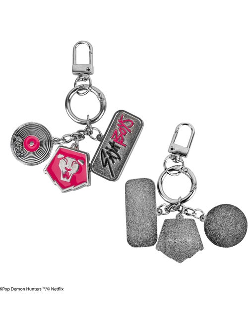 Porte-clés à charms Saja Boys - KPop Demon Hunters - Kiabi Porte-clés à charms Saja Boys - KPop Demon Hunters - Kiabi