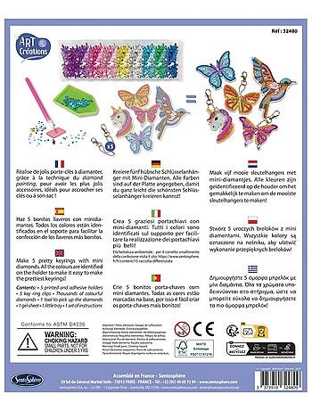Porte-clés à diamanter