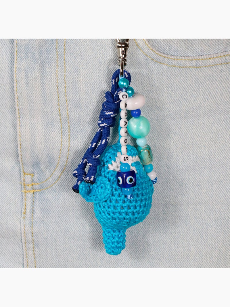 Porte-clés AMULETA Bleu - Kiabi