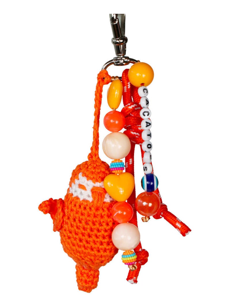 Porte-clés Amuleta Cacatoès Orange - Kiabi