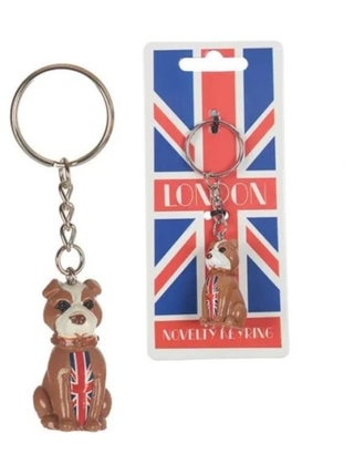 Porte cles Bulldog Londres