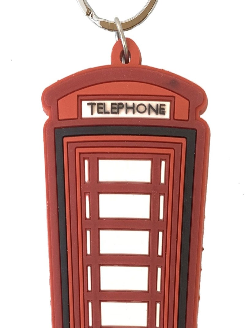 Porte clés Cabine Londonienne Rouge - Kiabi