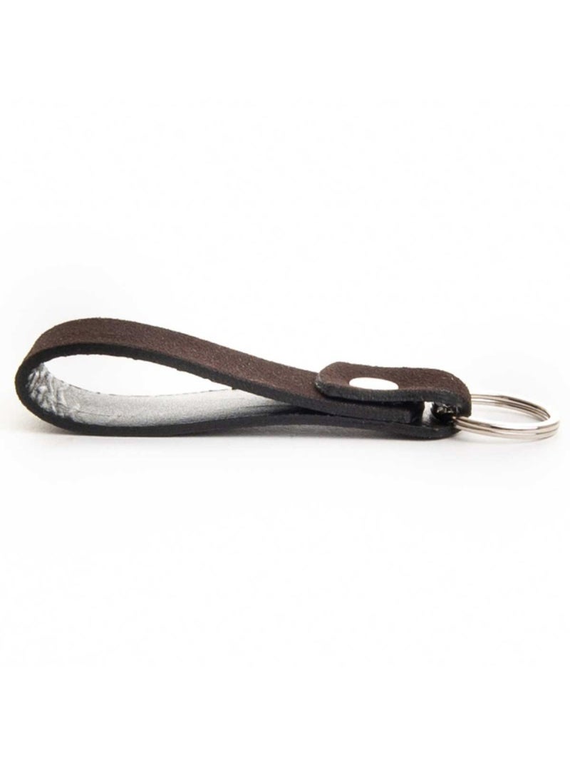 Porte-clés Cuir Naturel Purapiel Marron - Kiabi