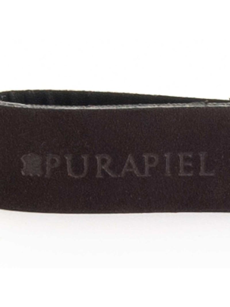 Porte-clés Cuir Naturel Purapiel Marron - Kiabi