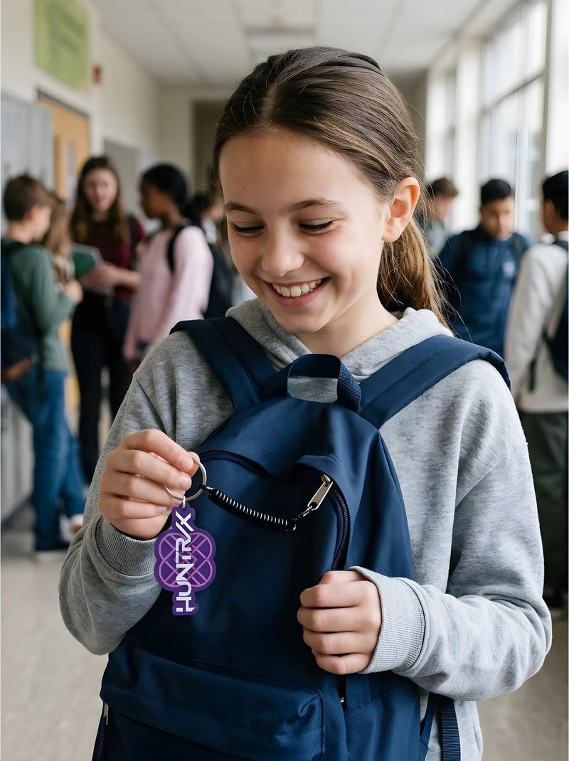 Porte-clés huntrix pvc k-pop demon hunters netflix Violet - Kiabi