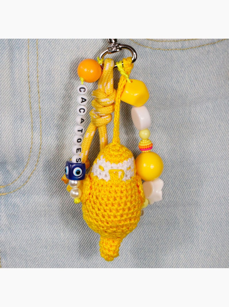 Porte-clés Jaune fluo - Kiabi