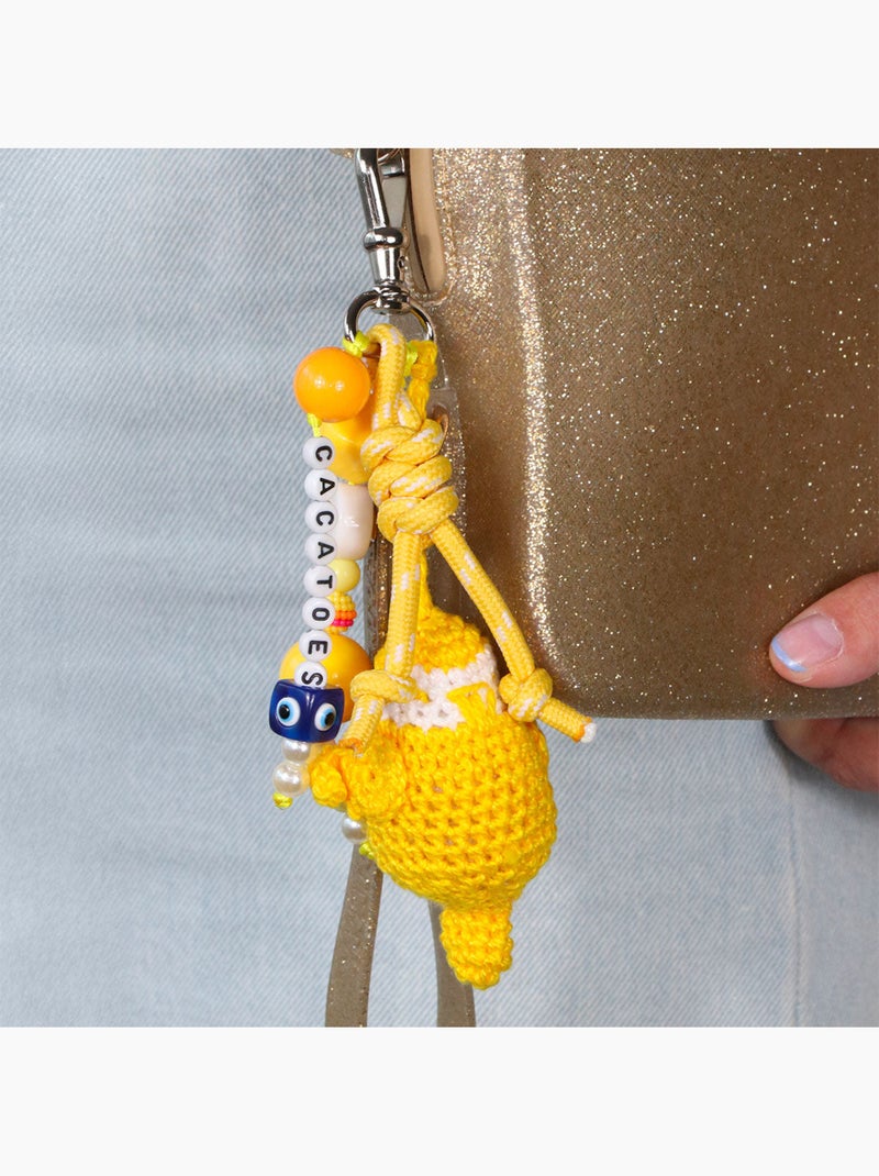 Porte-clés Jaune fluo - Kiabi