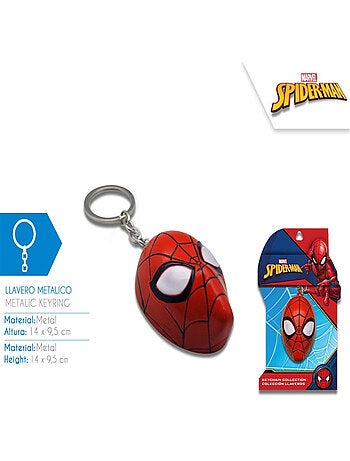 Porte clés Marvel Avengers tete de spiderman - 4x9.5cm