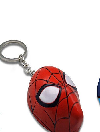 Porte clés Marvel Avengers tete de spiderman - 4x9.5cm