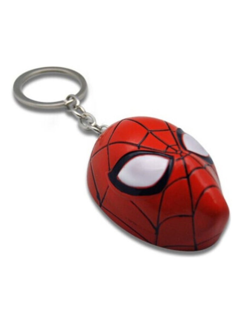 Porte clés Marvel Avengers tete de spiderman - 4x9.5cm Multicolore - Kiabi