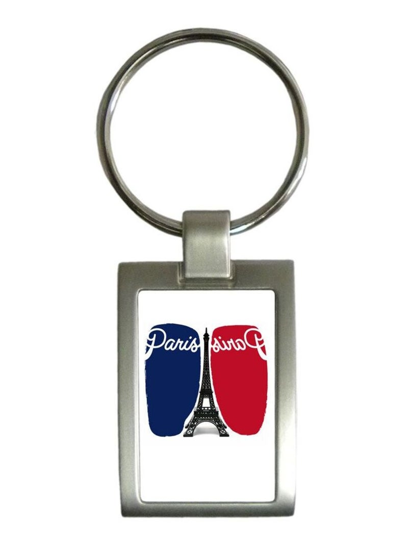 Porte-clés Paris Blanc - Kiabi