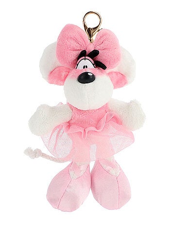Porte-clés peluche Diddlina en robe ballerina 15 cm