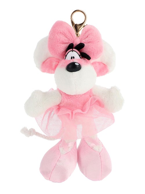 Porte-clés peluche Diddlina en robe ballerina 15 cm - Kiabi