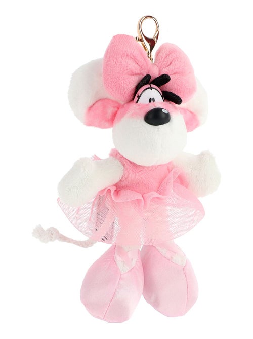 Porte-clés peluche Diddlina en robe ballerina 15 cm - Kiabi