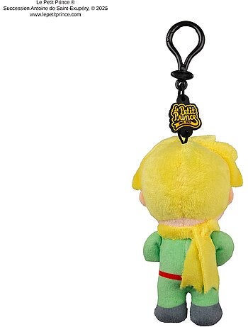 Porte-clés Peluche Le Petit Prince en costume d'aventurier - Le Petit Prince