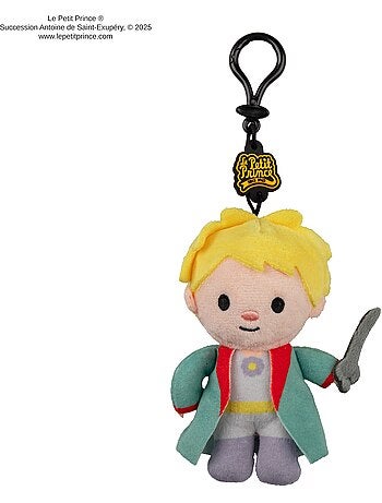 Porte-clés Peluche Le Petit Prince en costume royal - Le Petit Prince