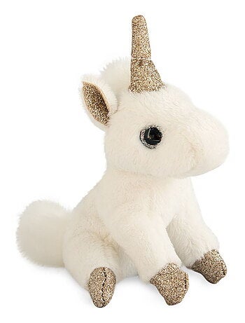 Porte-clés Peluche Licorne Or