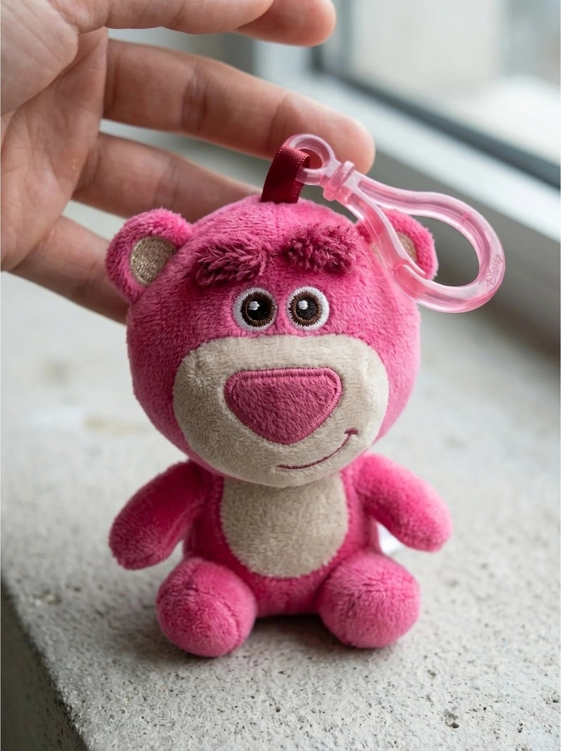 Porte-clés peluche lotso 13 cm disney Rose - Kiabi