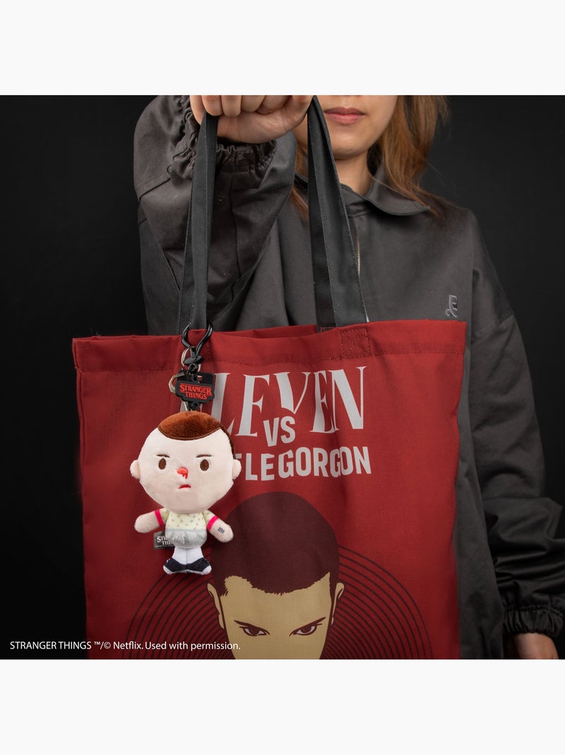 Porte-clés Peluche Onze - Stranger Things Blanc - Kiabi