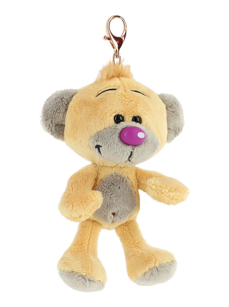 Porte-clés peluche Pimboli 10 cm Jaune - Kiabi