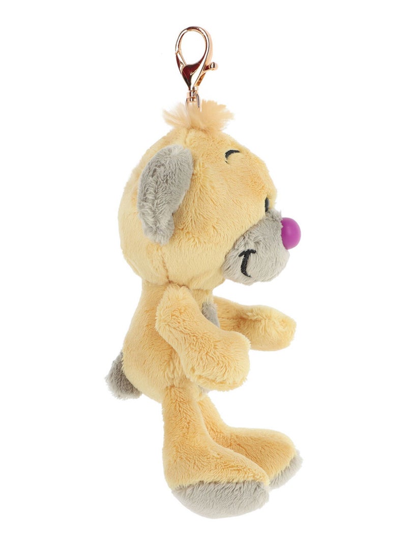 Porte-clés peluche Pimboli 10 cm Jaune - Kiabi