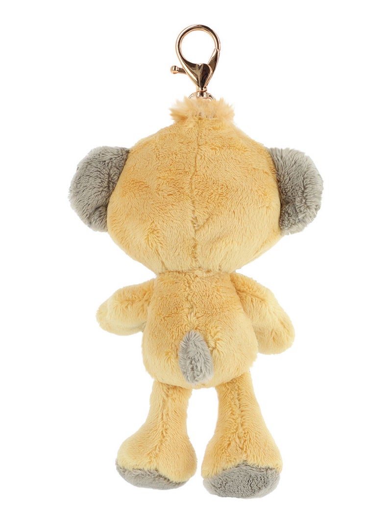 Porte-clés peluche Pimboli 10 cm Jaune - Kiabi