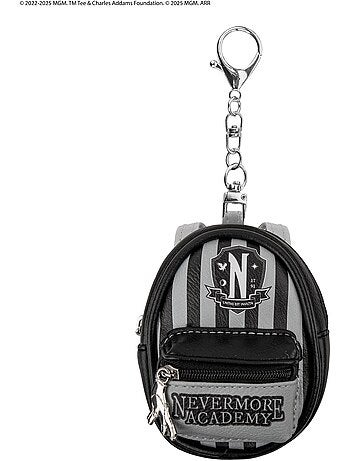 Porte-clés Pochette Noir Académie Nevermore - Mercredi