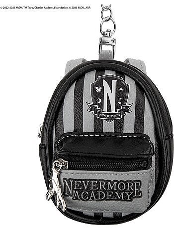 Porte-clés Pochette Noir Académie Nevermore - Mercredi