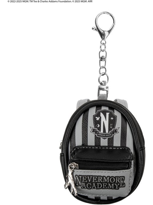 Porte-clés Pochette Noir Académie Nevermore - Mercredi - Kiabi Porte-clés Pochette Noir Académie Nevermore - Mercredi - Kiabi