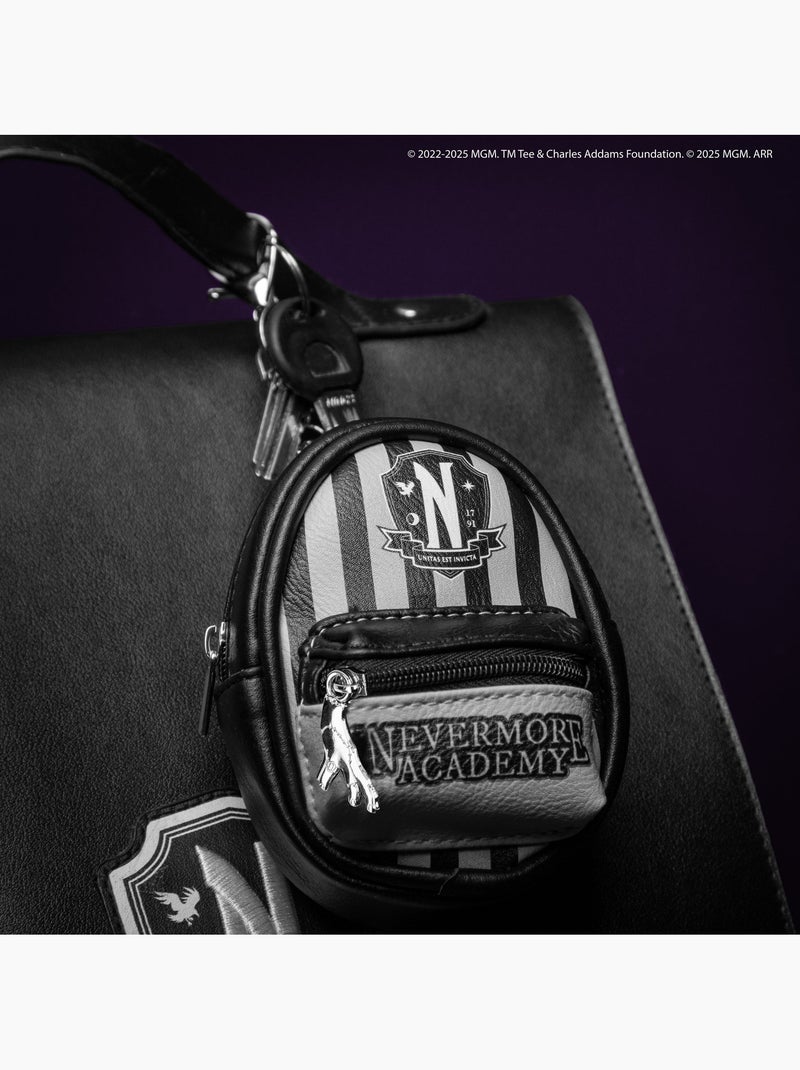 Porte-clés Pochette Noir Académie Nevermore - Mercredi Noir - Kiabi