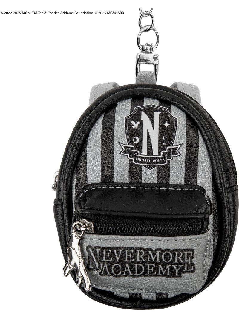 Porte-clés Pochette Noir Académie Nevermore - Mercredi Noir - Kiabi
