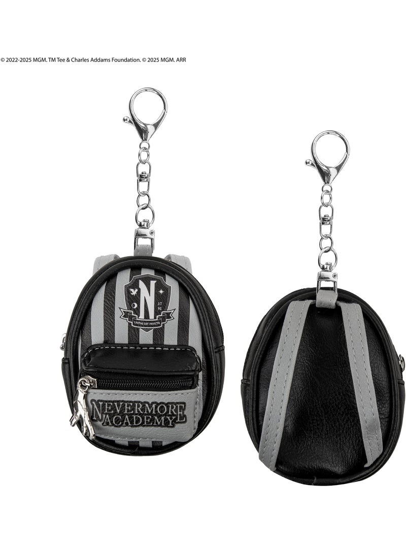Porte-clés Pochette Noir Académie Nevermore - Mercredi Noir - Kiabi