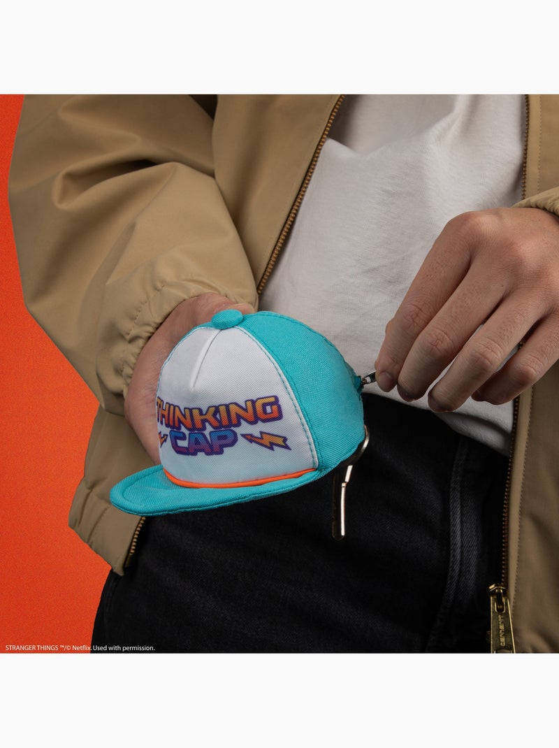 Porte-clés Pochette Thinking Cap - Stranger Things Bleu - Kiabi