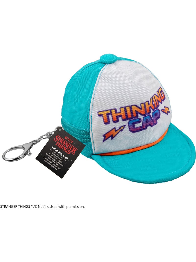 Porte-clés Pochette Thinking Cap - Stranger Things Bleu - Kiabi