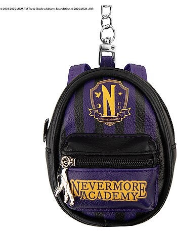 Porte-clés Pochette Violet Académie Nevermore - Mercredi
