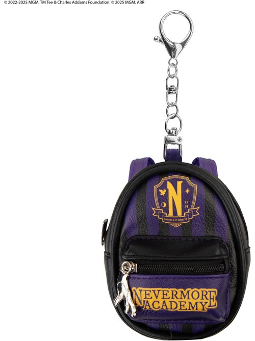 Porte-clés Pochette Violet Académie Nevermore - Mercredi - Kiabi