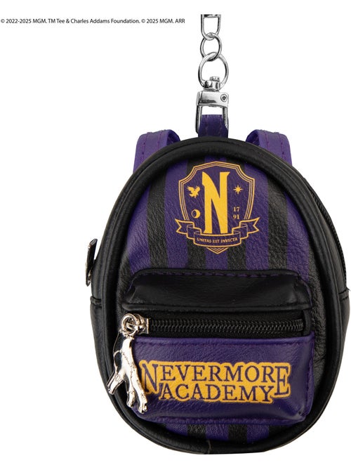 Porte-clés Pochette Violet Académie Nevermore - Mercredi - Kiabi