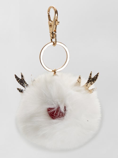 Porte-clés pompon - Kiabi