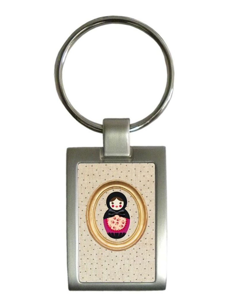 Porte-clés poupée russe beige Cbkreation Beige - Kiabi
