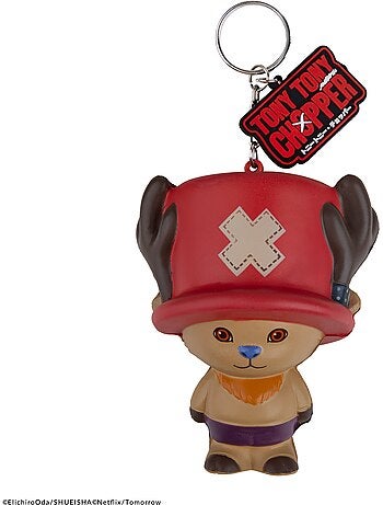 Porte-clés squishy chopper - one piece