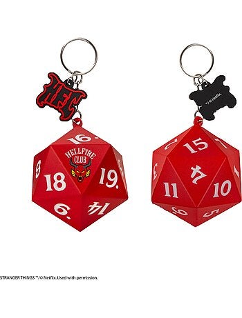 Porte-clés Squishy Dé Hellfire Club - Stranger Things