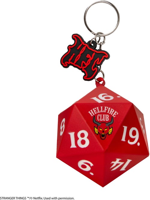 Porte-clés Squishy Dé Hellfire Club - Stranger Things - Kiabi