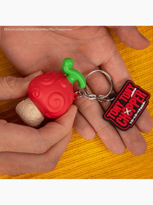 Porte-clés Squishy Fruit de l'Humain - One Piece - Kiabi Porte-clés Squishy Fruit de l'Humain - One Piece - Kiabi