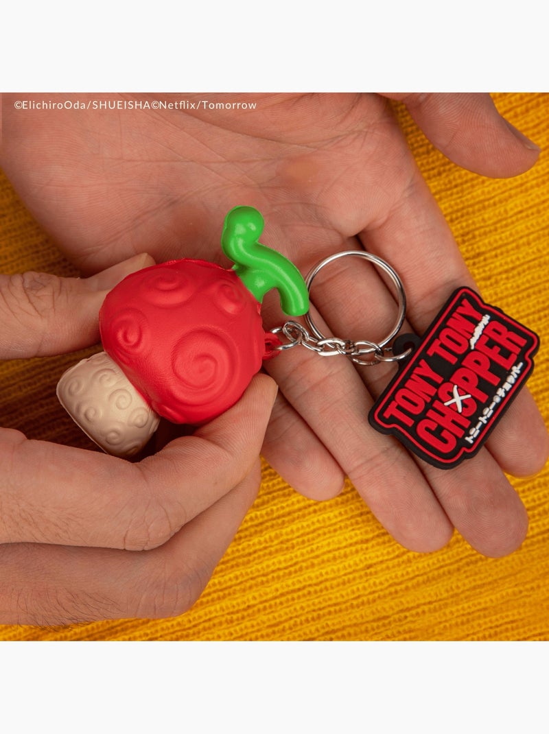 Porte-clés Squishy Fruit de l'Humain - One Piece Rouge - Kiabi