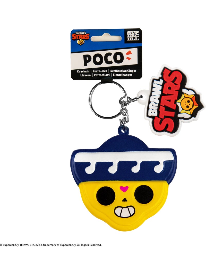 Porte-clés Squishy Poco - Brawl Stars Jaune - Kiabi