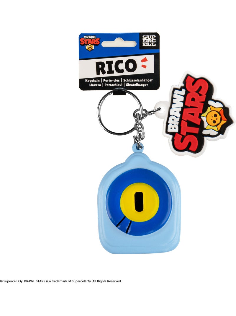 Porte-clés Squishy Rico - Brawl Stars Bleu - Kiabi