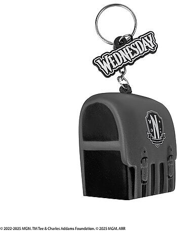 Porte-clés Squishy Sac à dos Académie Nevermore - Mercredi