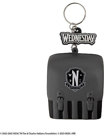 Porte-clés Squishy Sac à dos Académie Nevermore - Mercredi